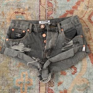 One Teaspoon Bandit Jean shorts